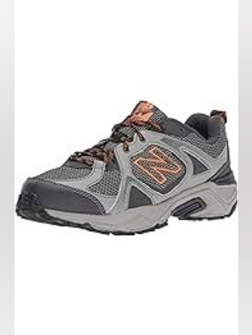 New Balance Gray & Orange Trail-Style Sneakers 481V3